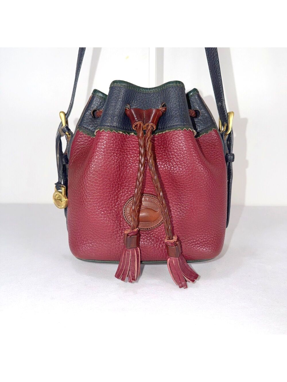 90s Dooney & Bourke Mini Teton Bucket Bag